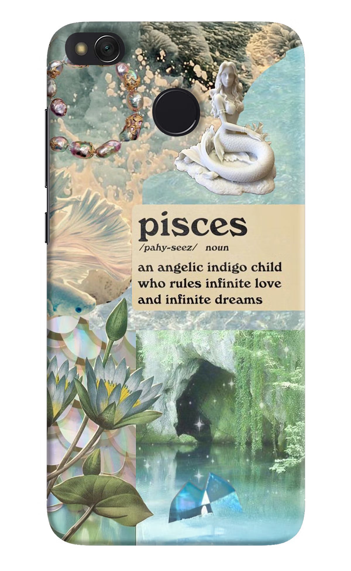 Pisces Zodiac Redmi 4 Hard Case Back Cover by Casekaro