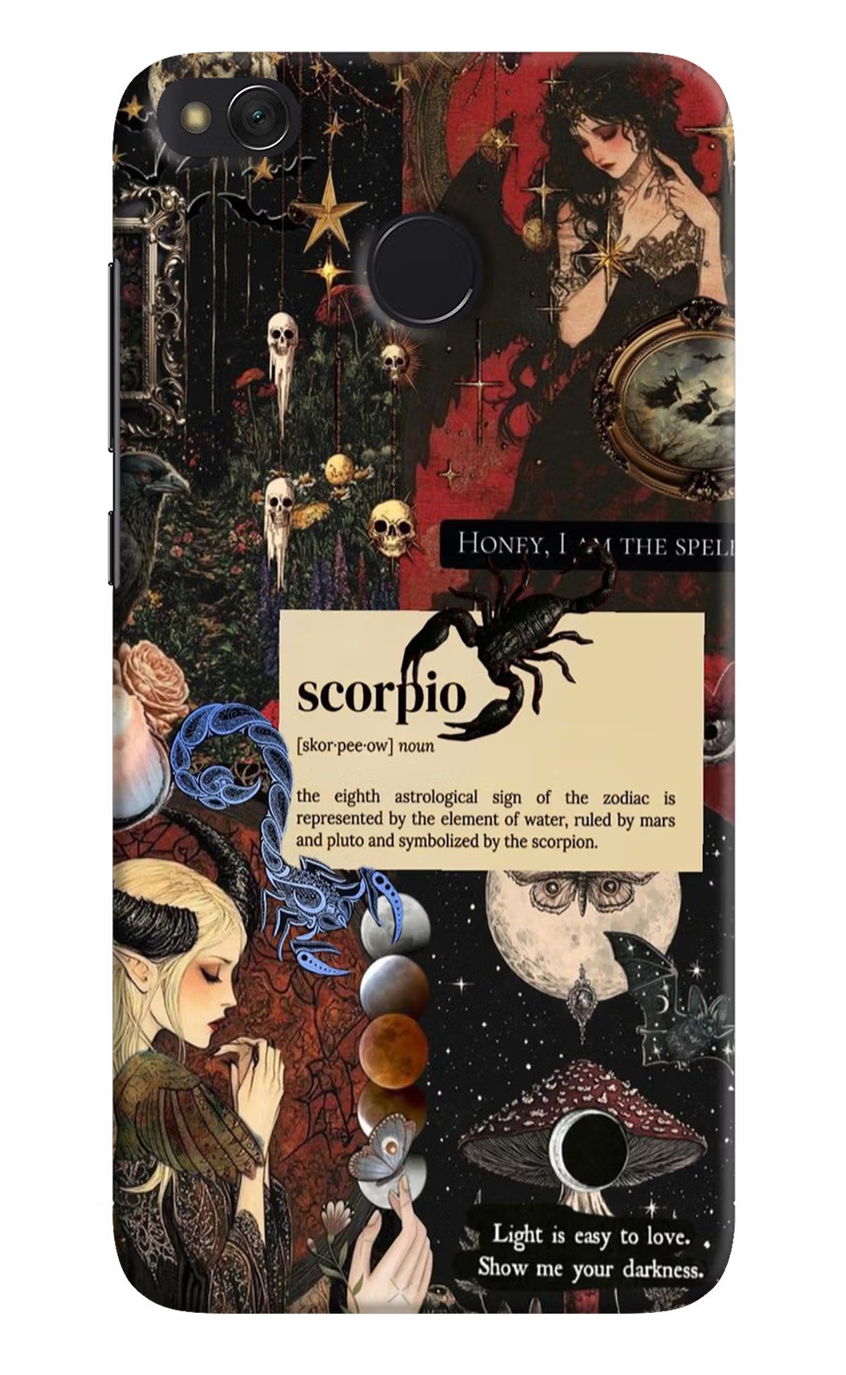 Scorpio Zodiac Redmi 4 Hard Case Back Cover by Casekaro