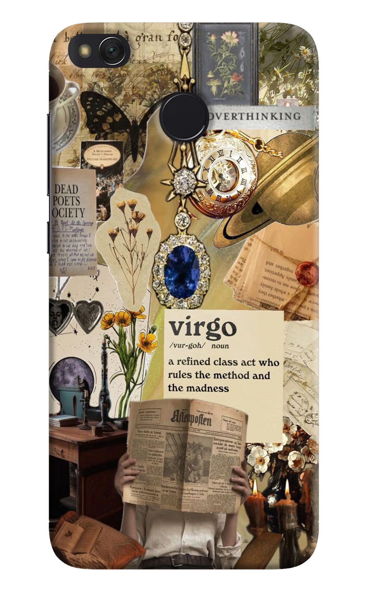 Virgo Zodiac Redmi 4 Hard Case Back Cover by Casekaro