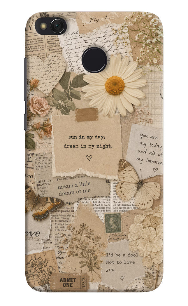 Vintage case Redmi 4 Hard Case Back Cover by Casekaro