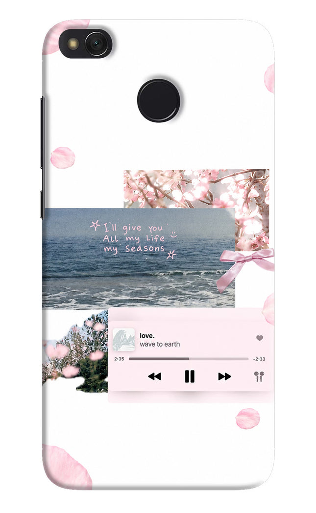 Wave to earth Redmi 4 Hard Case Back Cover by Casekaro