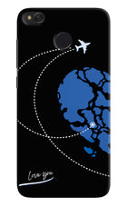 Love Orbit Redmi 4 Hard Case Back Cover by Casekaro