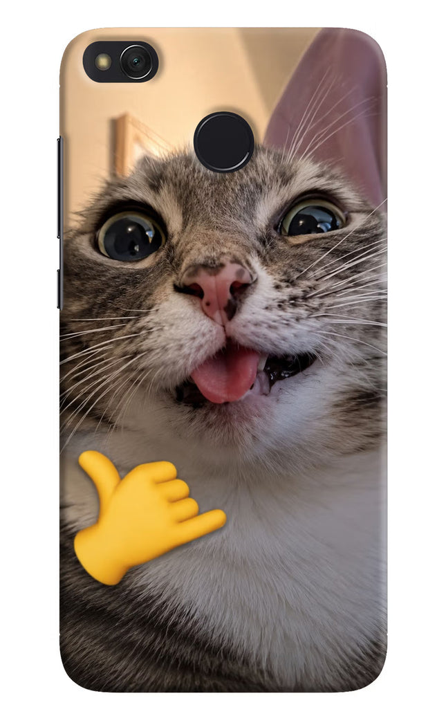 Silly Cat Call Redmi 4 Hard Case Back Cover by Casekaro
