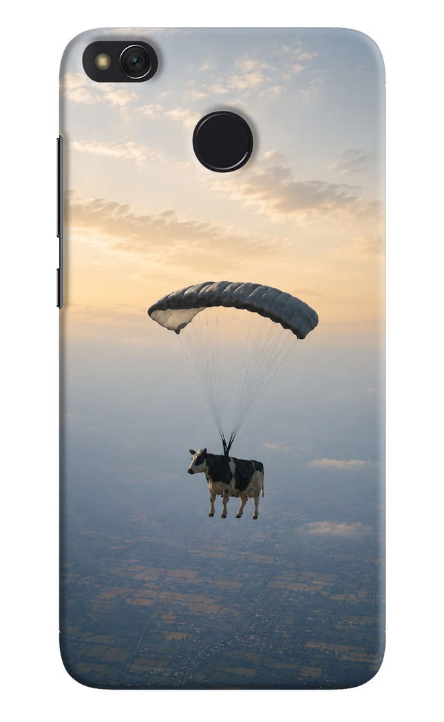 Skydiving Cow Redmi 4 Hard Case Back Cover by Casekaro