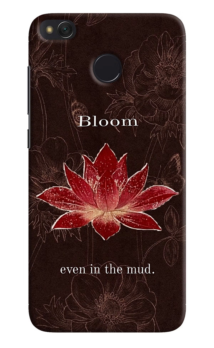 Bloom Redmi 4 Back Cover, Hard case