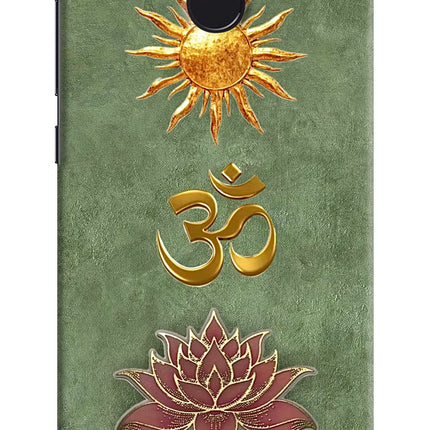 Om & Lotus Redmi 4 Back Cover