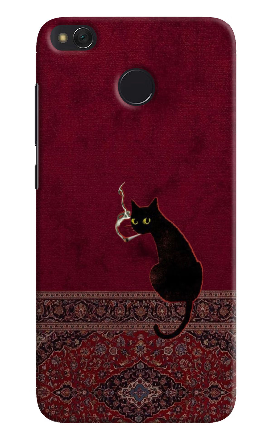 Midnight Cat Redmi 4 Back Cover, Hard case