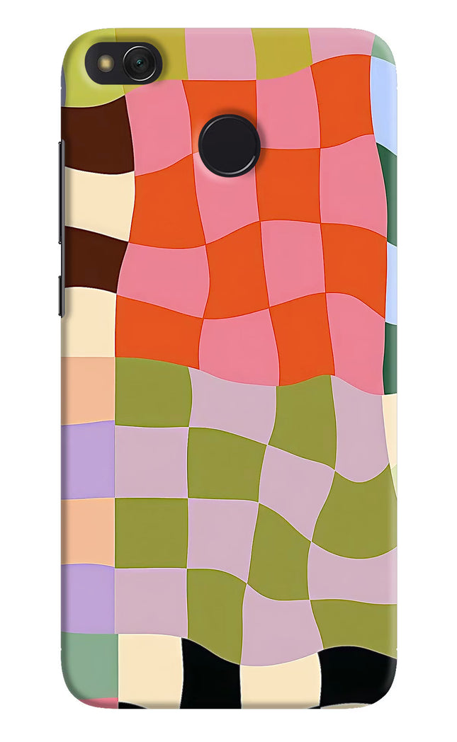Wavy Grid Redmi 4 Hard Case Back Cover by Casekaro