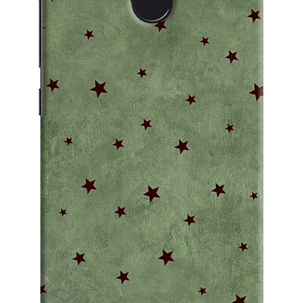 Green Stars Redmi 4 Hard Case Back Cover by Casekaro
