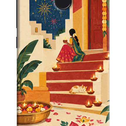Diwali Rangoli Redmi 4 Hard Case Back Cover by Casekaro