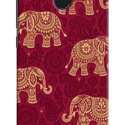 Maroon Elephant Redmi 4 Hard Case Back Cover by Casekaro