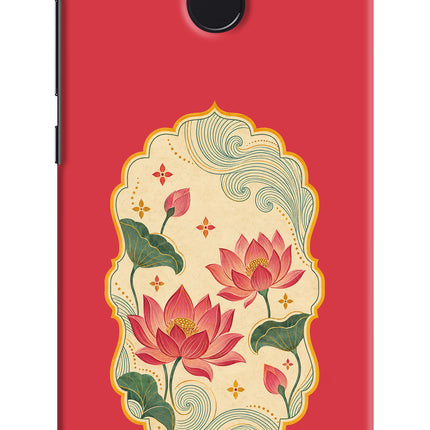 Pink Lotus Redmi 4 Hard Case Back Cover by Casekaro