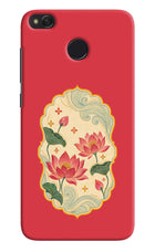 Pink Lotus Redmi 4 Hard Case Back Cover by Casekaro