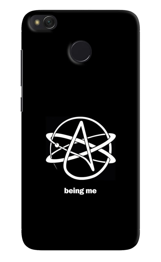 Atheist Symbol Redmi 4 Hard Case Back Cover by Casekaro