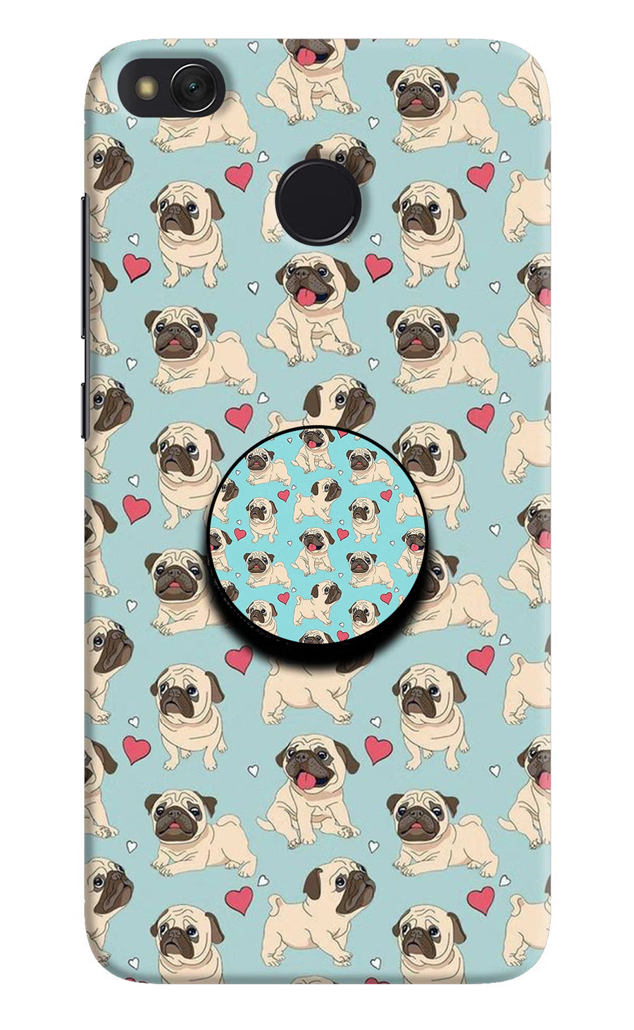 Pug Dog Redmi 4 Pop Case, Hard case