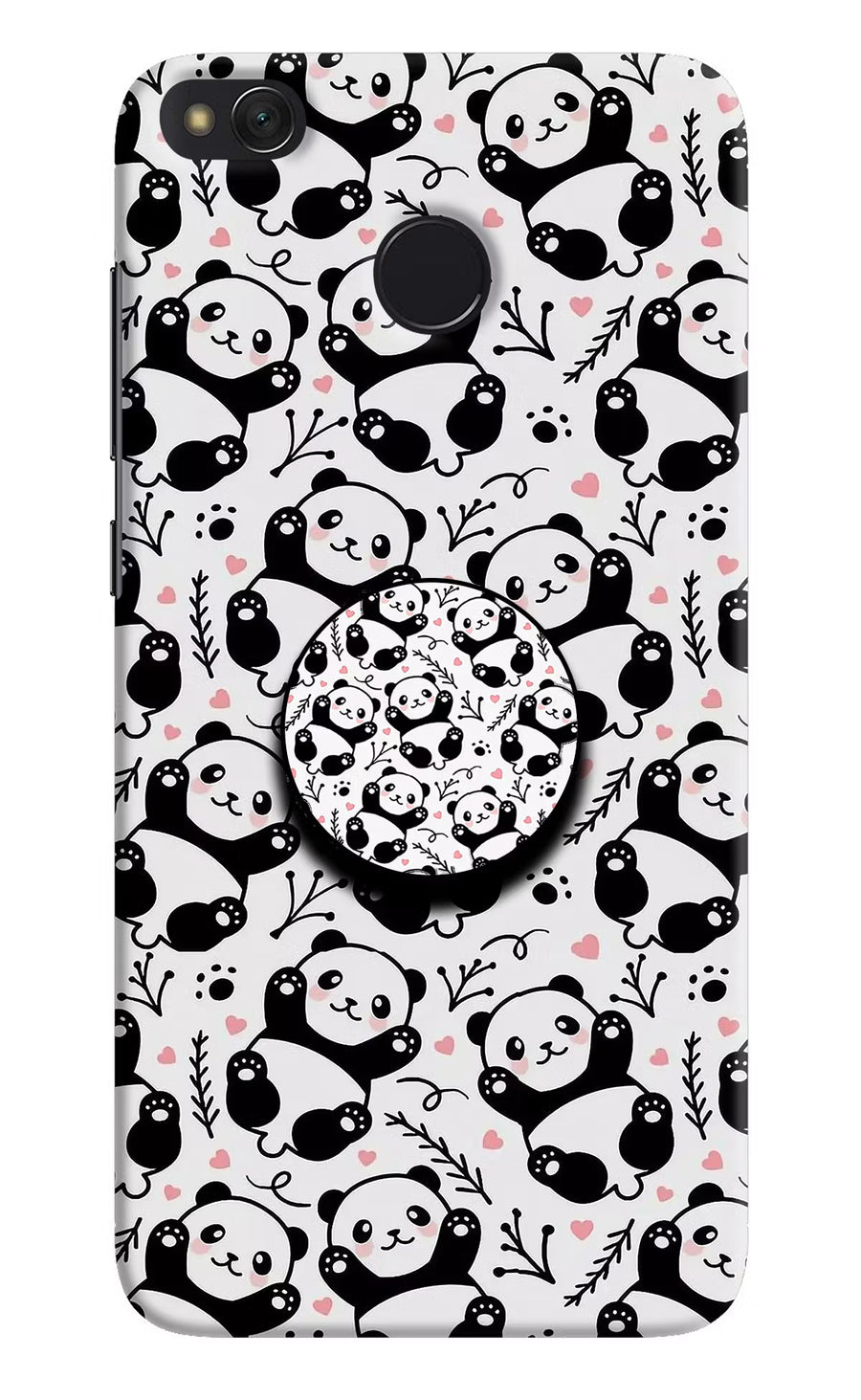 Cute Panda Redmi 4 Pop Case, Hard case
