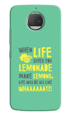 Quote Moto G5S plus Hard Case Back Cover by Casekaro