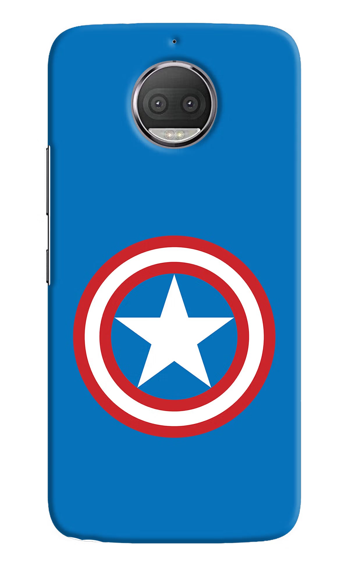 Captain America Logo Moto G5S plus Hard Case Back Cover by Casekaro