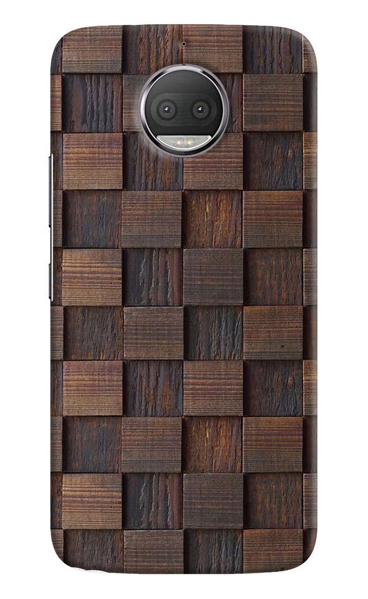 Wooden Cube Design Moto G5S plus Hard Case Back Cover by Casekaro