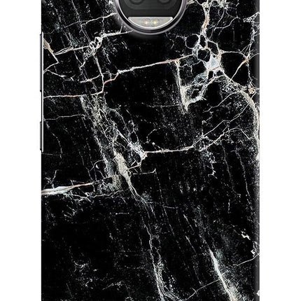 Black Marble Texture Moto G5S plus Hard Case Back Cover by Casekaro