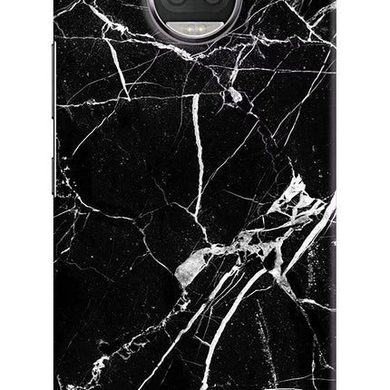 Black Marble Pattern Moto G5S plus Hard Case Back Cover by Casekaro