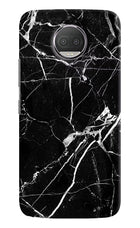 Black Marble Pattern Moto G5S plus Hard Case Back Cover by Casekaro
