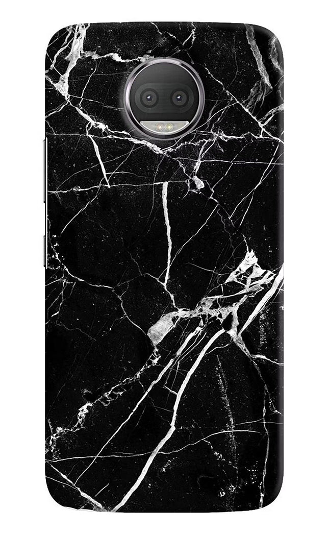 Black Marble Pattern Moto G5S plus Hard Case Back Cover by Casekaro