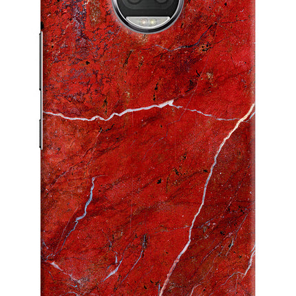 Red Marble Design Moto G5S plus Hard Case Back Cover by Casekaro