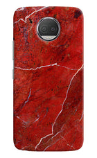 Red Marble Design Moto G5S plus Hard Case Back Cover by Casekaro