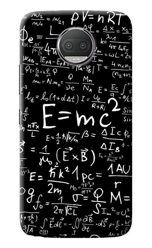 Physics Albert Einstein Formula Moto G5S plus Back Cover