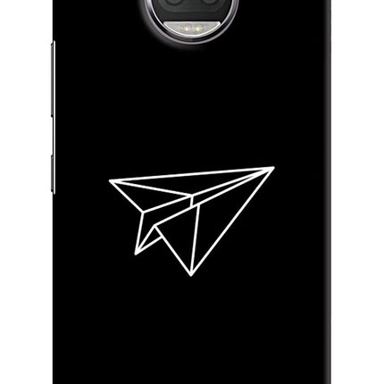 Paper Plane White Moto G5S plus Hard Case Back Cover by Casekaro
