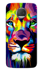 Lion Moto G5S plus Hard Case Back Cover by Casekaro