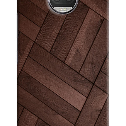 Wooden Texture Design Moto G5S plus Hard Case Back Cover by Casekaro