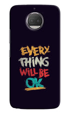 Everything Will Be Ok Moto G5S plus Hard Case Back Cover by Casekaro