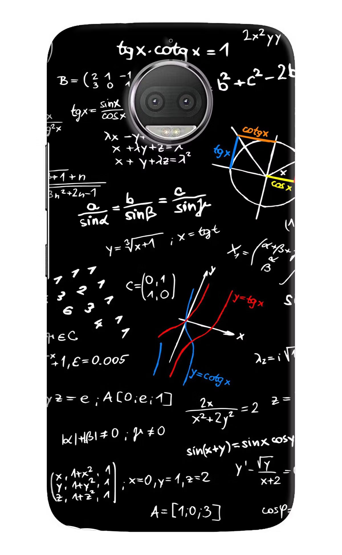 Mathematics Formula Moto G5S plus Hard Case Back Cover by Casekaro