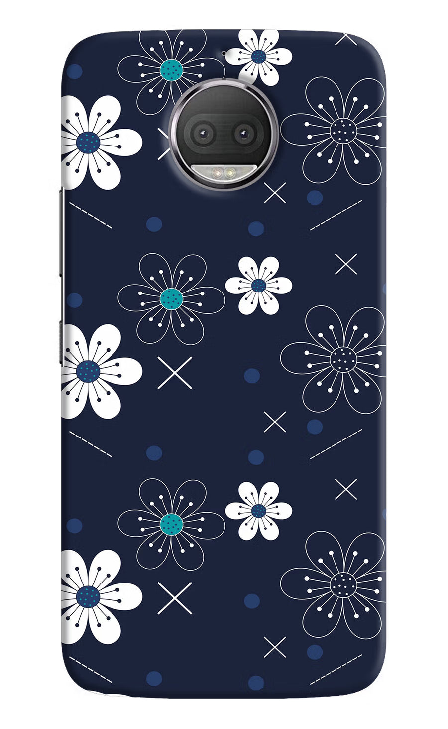 Flowers Moto G5S plus Back Cover, Hard case