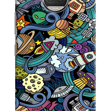 Space Abstract Moto G5S plus Hard Case Back Cover by Casekaro