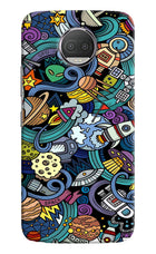 Space Abstract Moto G5S plus Hard Case Back Cover by Casekaro