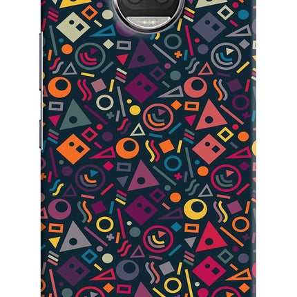 Geometric Abstract Moto G5S plus Hard Case Back Cover by Casekaro
