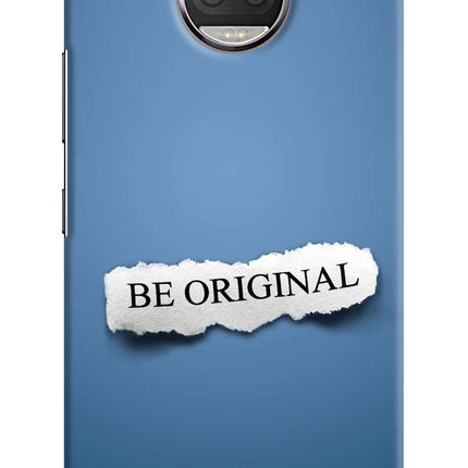 Be Original Moto G5S plus Hard Case Back Cover by Casekaro