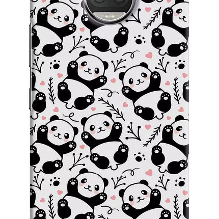 Cute Panda Moto G5S plus Hard Case Back Cover by Casekaro