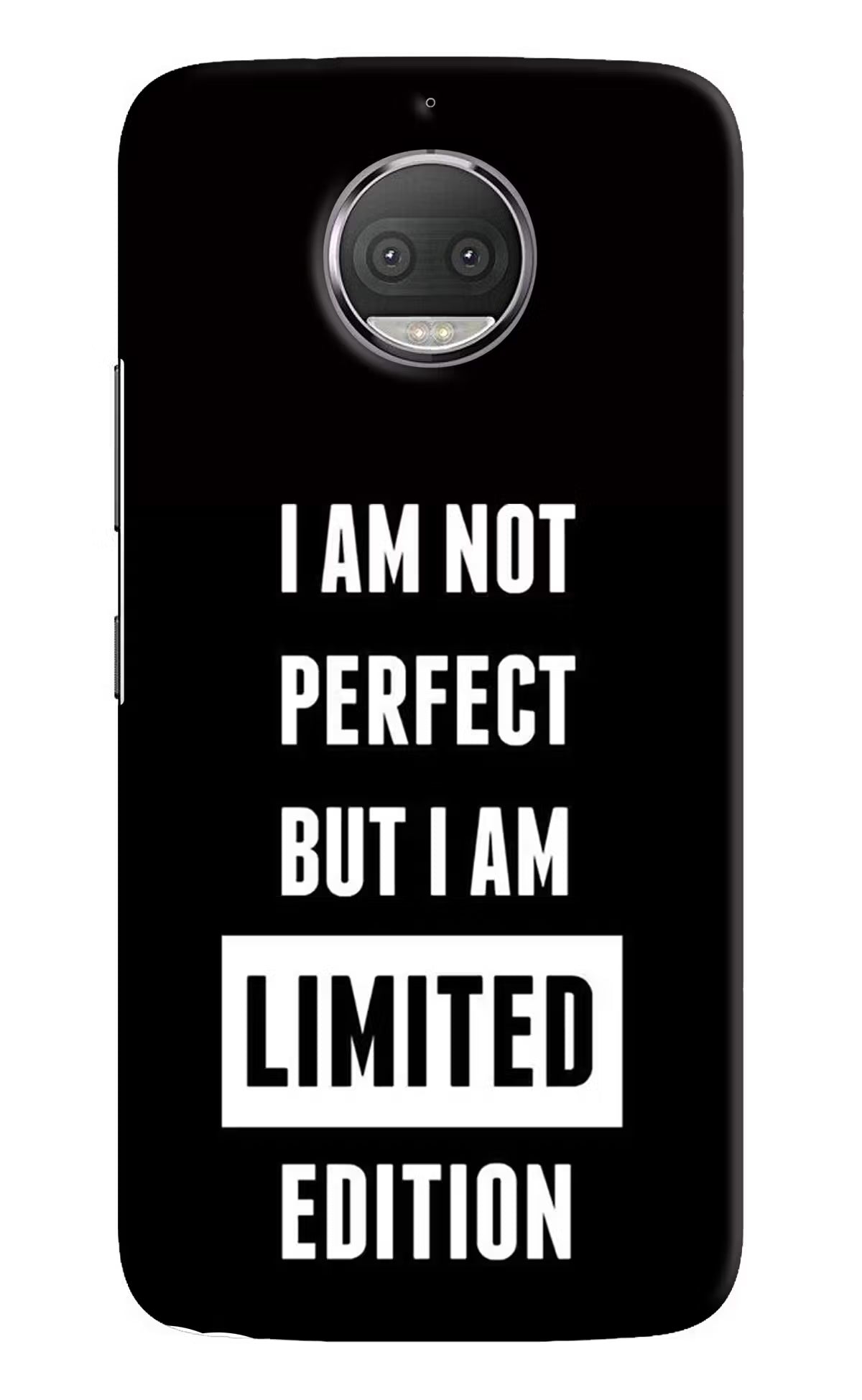 I Am Not Perfect But I Am Limited Edition Moto G5S plus Hard Case Back Cover by Casekaro