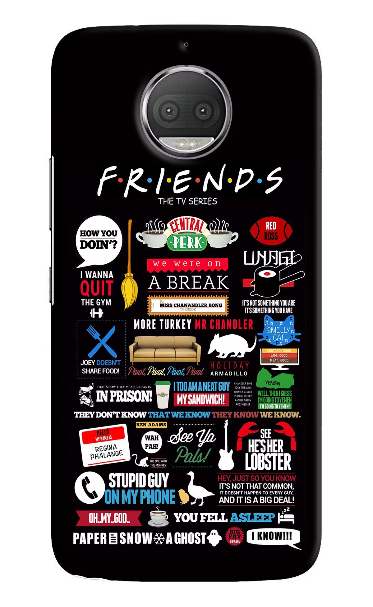 FRIENDS Moto G5S plus Hard Case Back Cover by Casekaro