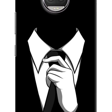 Black Tie Moto G5S plus Hard Case Back Cover by Casekaro