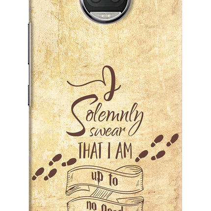 I Solemnly swear that i up to no good Moto G5S plus Hard Case Back Cover by Casekaro