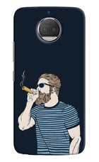 Smoking Moto G5S plus Hard Case Back Cover by Casekaro
