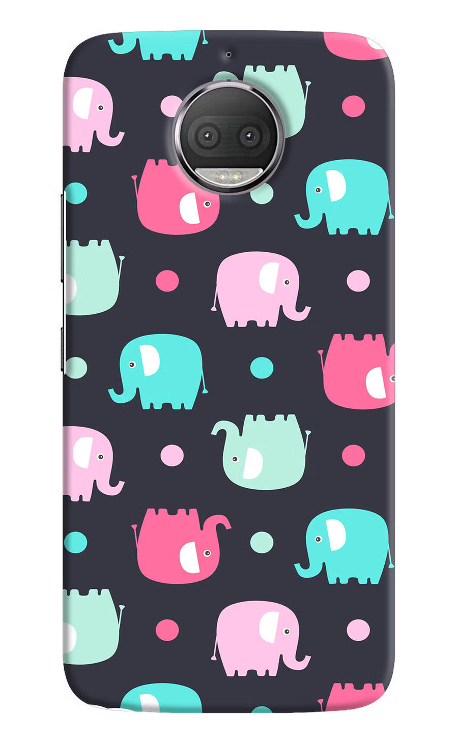 Elephants Moto G5S plus Back Cover, Hard case