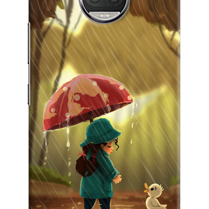 Rainy Day Moto G5S plus Hard Case Back Cover by Casekaro