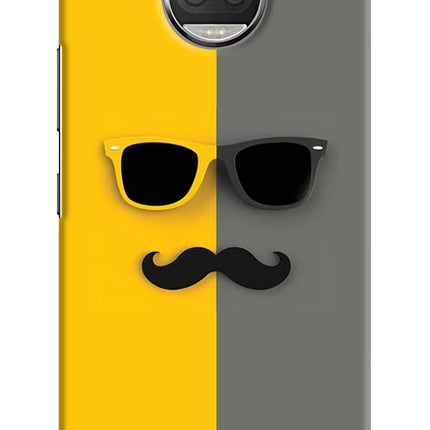 Sunglasses with Mustache Moto G5S plus Hard Case Back Cover by Casekaro