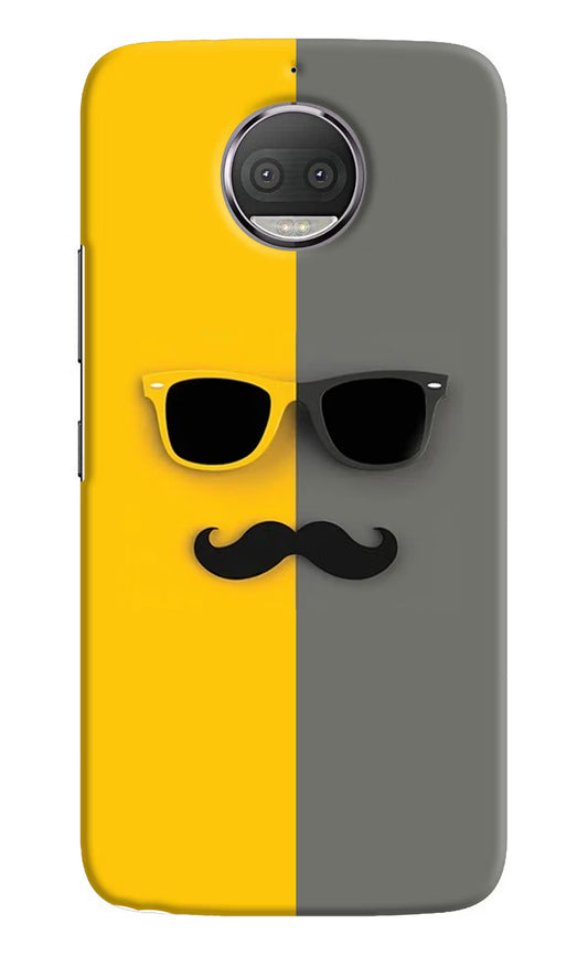 Sunglasses with Mustache Moto G5S plus Hard Case Back Cover by Casekaro